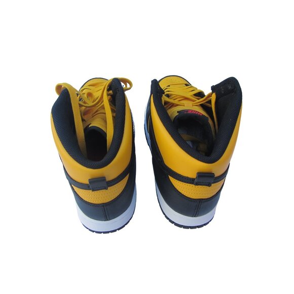 Nike Dunk High Retro Sneakers Black & Yellow Men’s Size 12 new in box - Picture 3 of 7